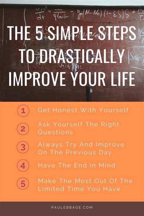 The Simple Formula To Improve Your Life