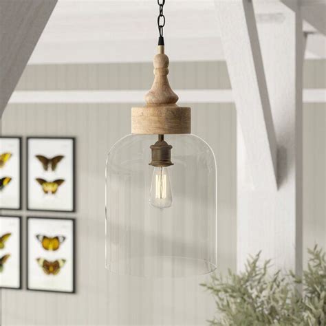 The Mixed Materials Of This Pendant Light Are Right In Line With The