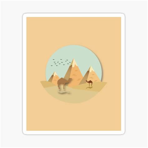 Hump Day Camel The Sahara Desert Horizaon Sticker For Sale By