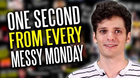 One Second From All 400 Episodes Of Messy Mondays Youtube