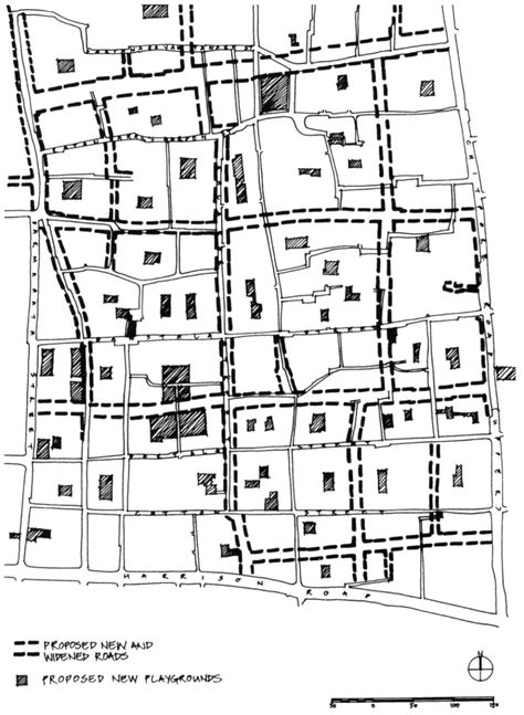 Figure 9 Patrick Geddes Plan Of Barra Bazaar Showing Final