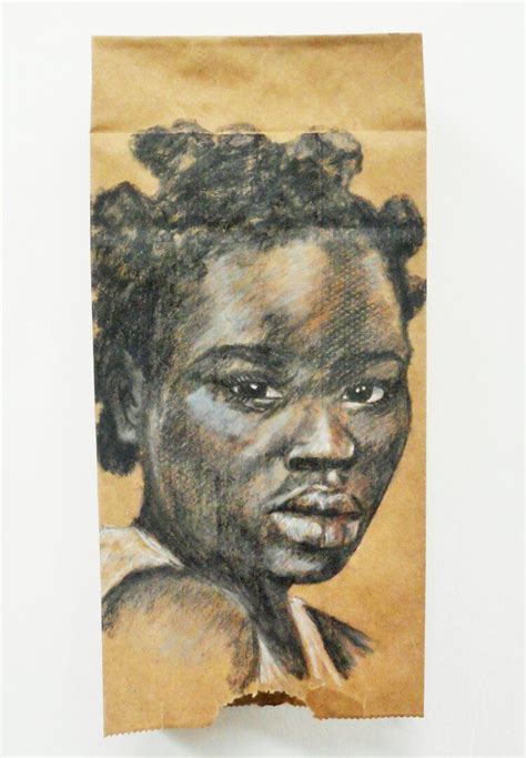 The Brown Paper Bag Test — Art By Ashley A Jones Brown Paper Bag Brown Paper Chalk Pastels