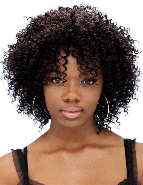100 Human Hair Curl Wig Capless Fro Black Women