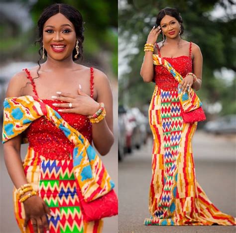 Kente Styles For Ghanaian Bride To Be Beautiful Kente Styles My Xxx Hot Girl