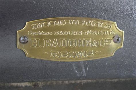 French Industrial Cast Iron Safe Bauche Circa 1930 At 1stdibs
