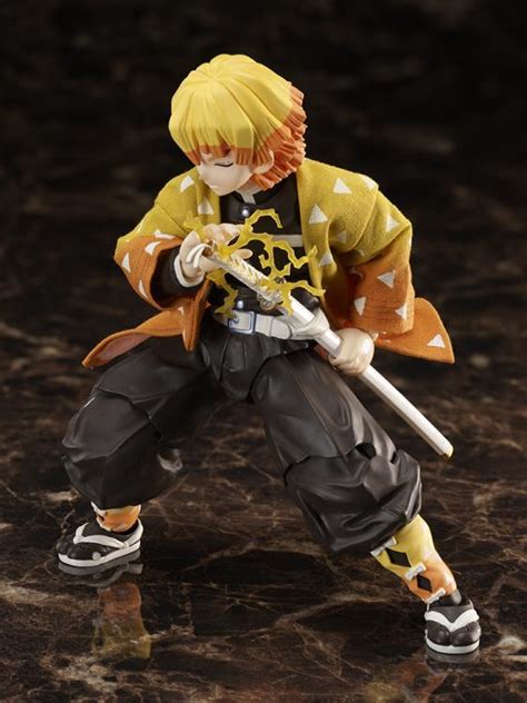 Demon Slayer Kimetsu No Yaiba Buzzmod Zenitsu Agatsuma 112 Scale Figure