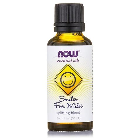 Now Foods Essential Oils Smiles For Miles Uplifting Blend 1 Fl Oz