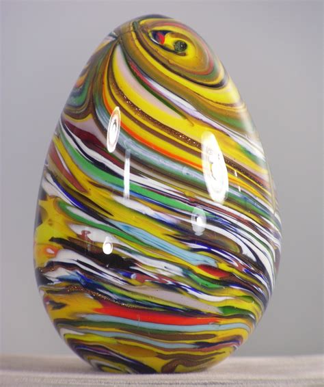 Venetian Glass Egg Paperweight 4 Collectors Weekly