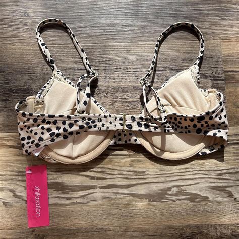 Cheetah Xhilaration Target Bikini Top Size S Depop