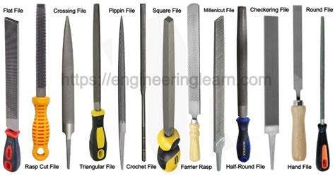 Types Of File Tool And Their Uses With Pictures Engineering Learn