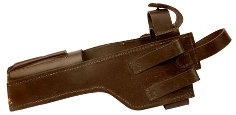 Mauser C96 Or Schnelfuer Wooden Stock Leather Holster Militaria