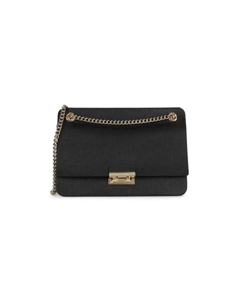 Furla Bella M Leather Shoulder Bag In Black Lyst