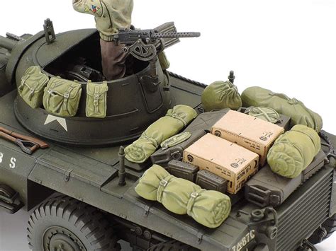 Tamiya 25196 Us M8 Light Armored Car Greyhound Combat Patrol Set 13