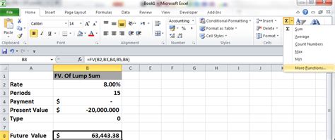 How To Calculate Future Value Of Lump Sum In Excel Haiper