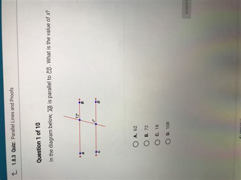 in the diagram below ab is parallel to cd what is the value of x