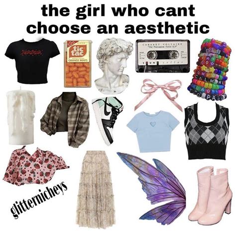The „the Girl Who Cant Choose An Aesthetic“ Starterpack 😅 Rstarterpacks