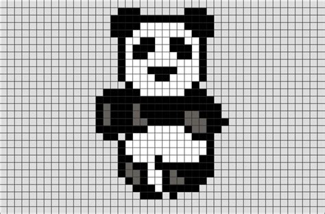 Panda Pixel Art Brik Pixel Art Designs Pixel Art Art