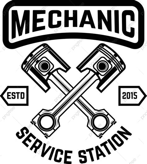 Gambar Logo Tipe Logo Mekanik Servis Mobil Mobil Montir Alat Png Dan