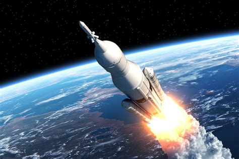 Rocket In Space Rockets In The Space X Download HD Wallpaper WallpaperTip