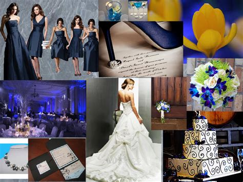 Midnight Blue And Charcoal Gray Pantone Wedding Styleboard The