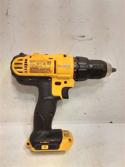 FOR PARTS NOT WORKING Dewalt DCD771 20V MAX Cordless 1 2in Compact