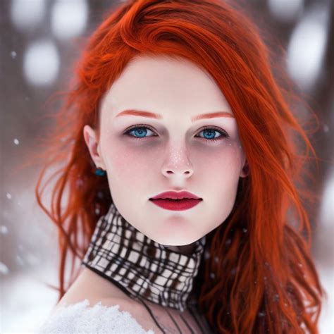 Redhead In The Snow By Avengerb6 On Deviantart