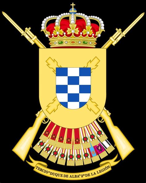 escudo del tercio duque de alba segundo de la legion escudo la legion escudo de armas