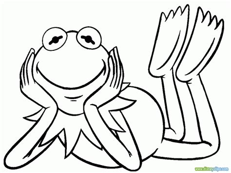 Kermit The Frog Coloring Pages With Regard To Motivate To