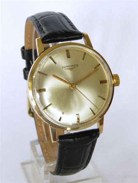Antiques Atlas - Gents 9ct Gold Longines Wrist Watch, 1968
