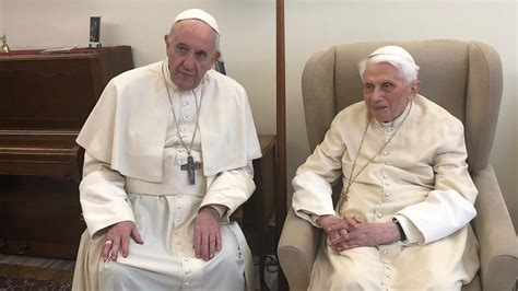 Dueling Popes Maybe Dueling Views In A Divided Church Definitely