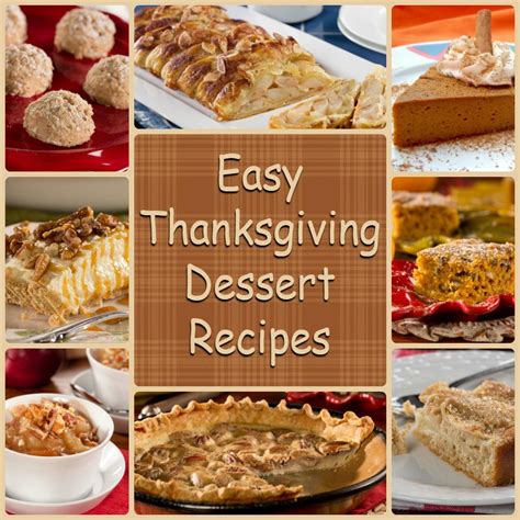 Diabetic Thanksgiving Desserts 8 Easy Thanksgiving Dessert Recipes To