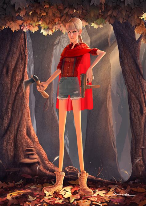 Badass Red Riding Hood Concept By Popsaart On Deviantart