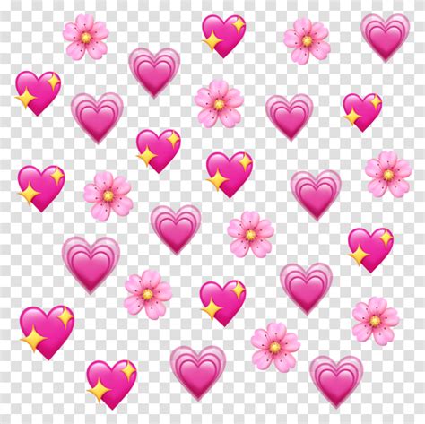 Heart Hearts Flower Flowers Emoji Emojis Pinkheart Wholesome Emoji