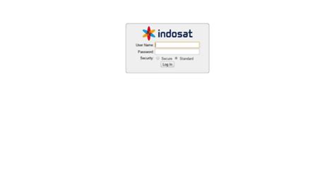 indosatnet login page