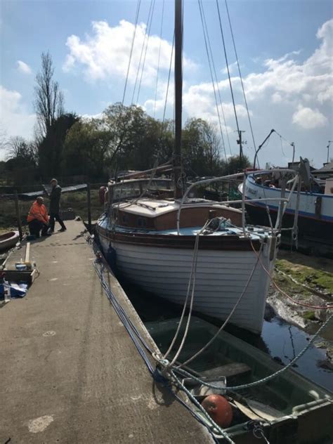 30 Ft Sailing Yacht Wide Beam Clinker For Sale From United Kingdom