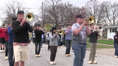 Tulip Time 2014 Hhs Band Rehearsal Youtube