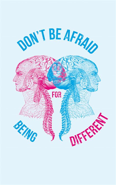 Afraid Dont Be Afraid For Being Different T Shirts