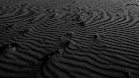 Download Black Sand Dune Desert Wallpaper