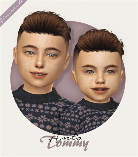 Anto Tommy Hair For Kids And Toddlers At Simiracle Sims 4 Updates