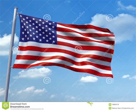 United States Of America Flag Royalty Free Stock Photos Image 18880478