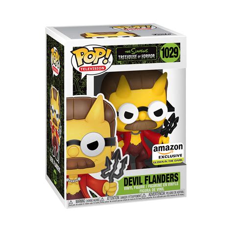 Buy Funko Pop Animation The Simpsons Devil Flanders Glow In The