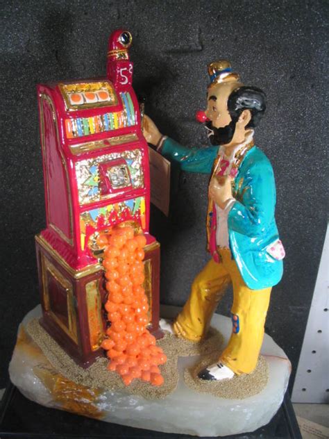 Ron Lee Clown Hobo Winning A Peel 1985 764 Slot Machine Ebay