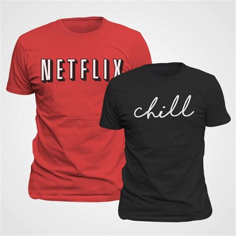 Bring out the kid in you with these awesome matching. Netflix & Chill Couples Matching Shirt Valentine Costume ...