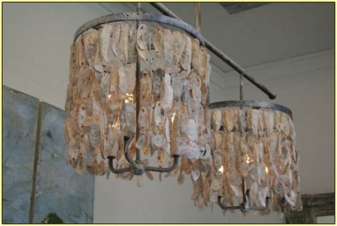 Floating shell chandeliers have become a de rigueur item at many pricey design stores. oyster chandeliers - Google Search | Shell chandelier ...