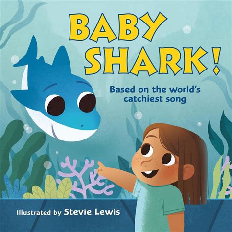Baby Shark By Stevie Lewis English Board Books Book Free Shipping