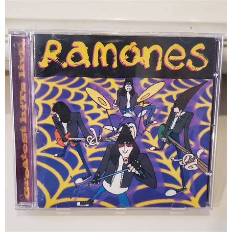 Cd Ramones Greatest Hits Live 1996 Shopee Brasil