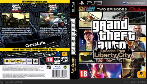 Grand Theft Auto Episodes From Liberty City Playstation 3 Box Art