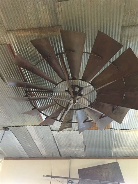 Fandeliers are ideal for smaller size installations or multiple installations in a larger area. Windmill ceiling fan in antique store in Cottonwood Falls ...