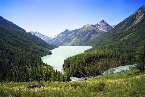 Kucherlinskoe Lake Wide Viewpoint Altai Russian Federation