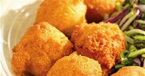 In particular, standard serving size of hush puppy (80 g) has about 237 calories. Crisco® Hush Puppies Recipe | Yummly